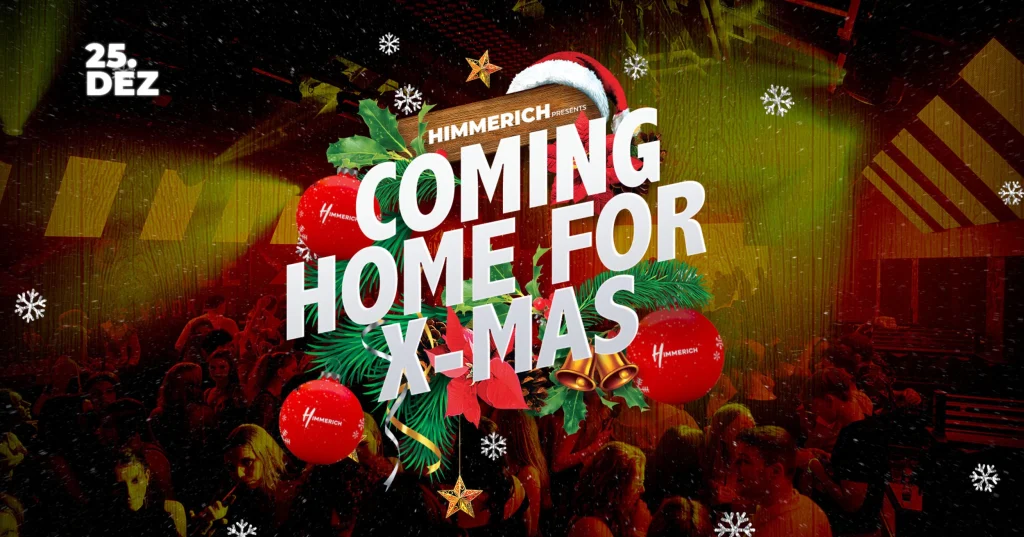Plakat: Coming Home for Xmas, 25. Dezember